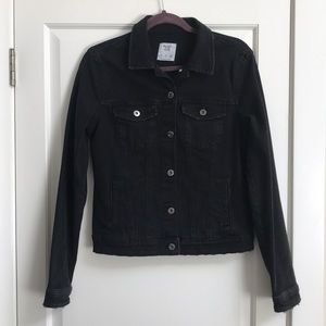 Black Jean Jacket L